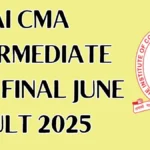 ICMAI CMA 2025 Result